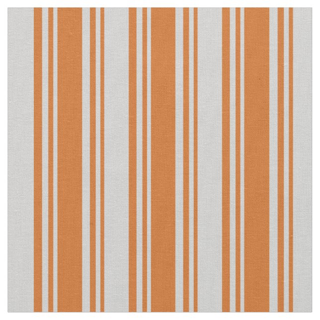 Chocolate and Light Grey Lines/Stripes Pattern Fabric (Close Up)