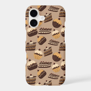 Chocolate and pastries pattern 3