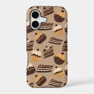 Chocolate and pastries pattern 3