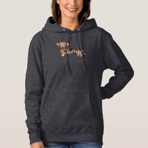 Chocolate And Tan Dapple Short Hair Dachshund Dog Hoodie