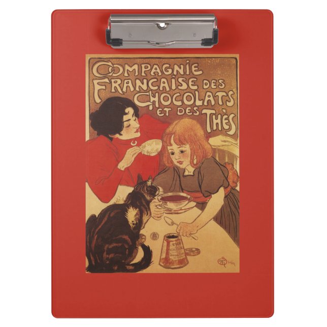 Chocolate and Tea Co Mother and Daughter Clipboard (Front)
