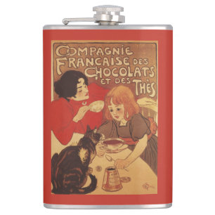 Chocolate and Tea Co Mother and Daughter Hip Flask