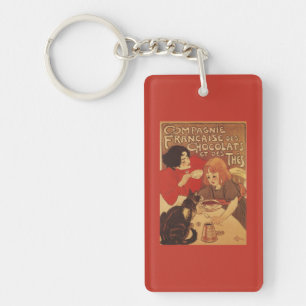 Chocolate and Tea Co Mother and Daughter Key Ring