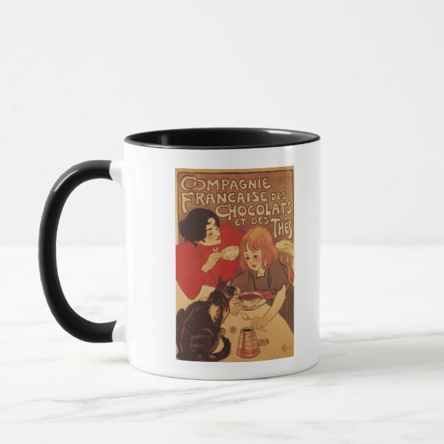 Chocolate and Tea Co Mother and Daughter Mug (Left)