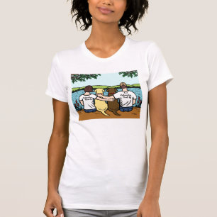 Chocolate and Yellow Labradors Parents T-Shirt
