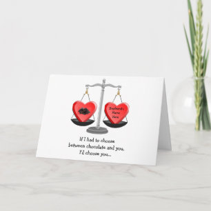 Chocolate and You Valentines Card - Template