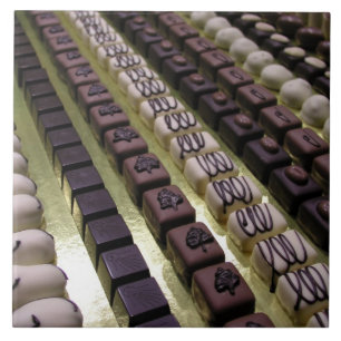 Chocolate assortments tile