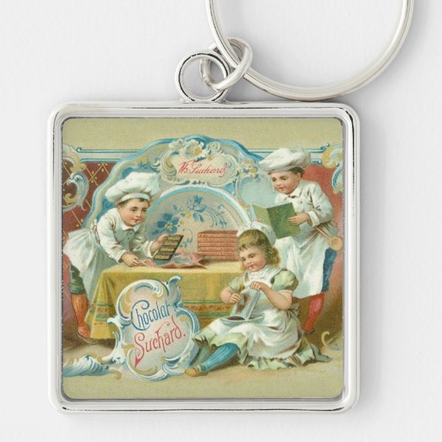 Chocolate Bakers Antique Key Ring (Front)
