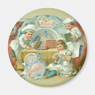 Chocolate Bakers Antique Magnet