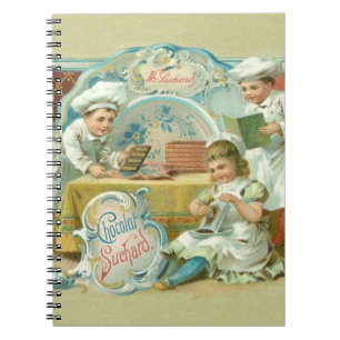 Chocolate Bakers Antique Notebook