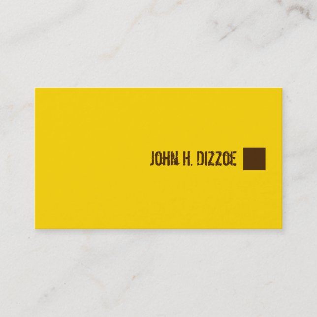 Chocolate Banana Business Card (Front)