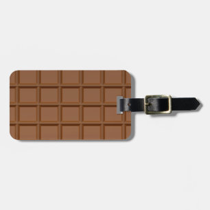 Chocolate Bar custom luggage tag