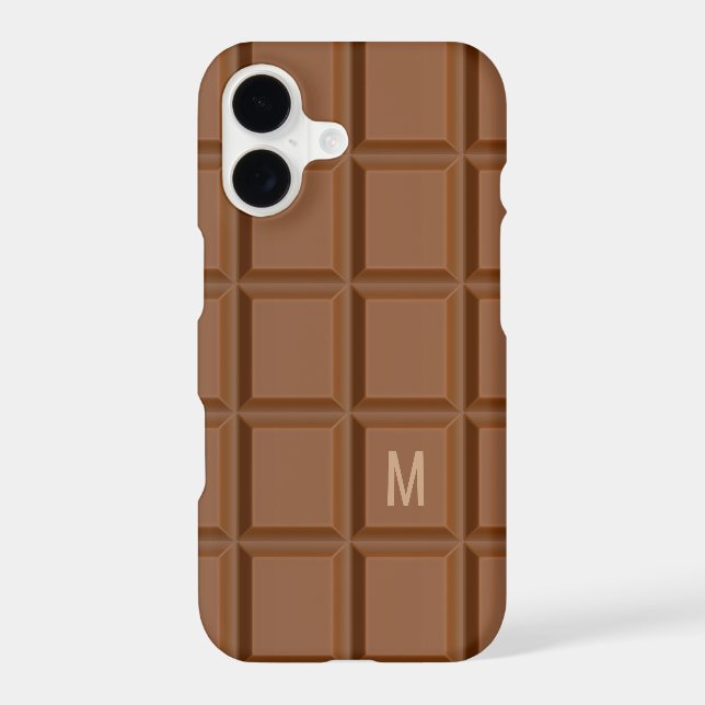 "Chocolate Bar" custom monogram phone cases (Back)