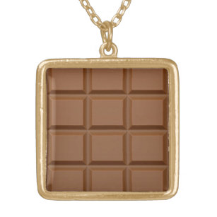 "Chocolate Bar" custom necklace