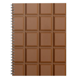 "Chocolate Bar" custom notebook