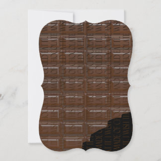 Chocolate Bar Invitation