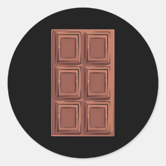 Chocolate Bar S'Mores Camg Classic Round Sticker