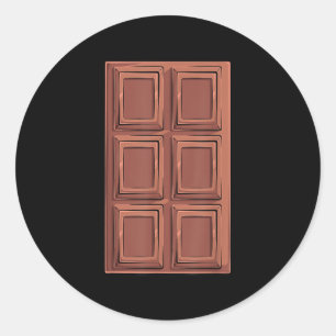 Chocolate Bar Smores Costume Group Camping Classic Round Sticker
