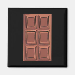 Chocolate Bar S'mores Costume Group Camping Magnet