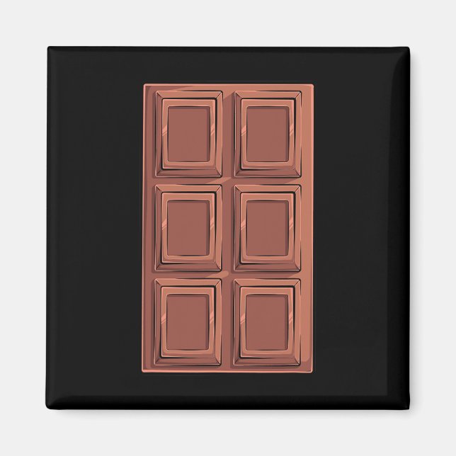 Chocolate Bar S'mores Costume Group Camping  Magnet (Front)