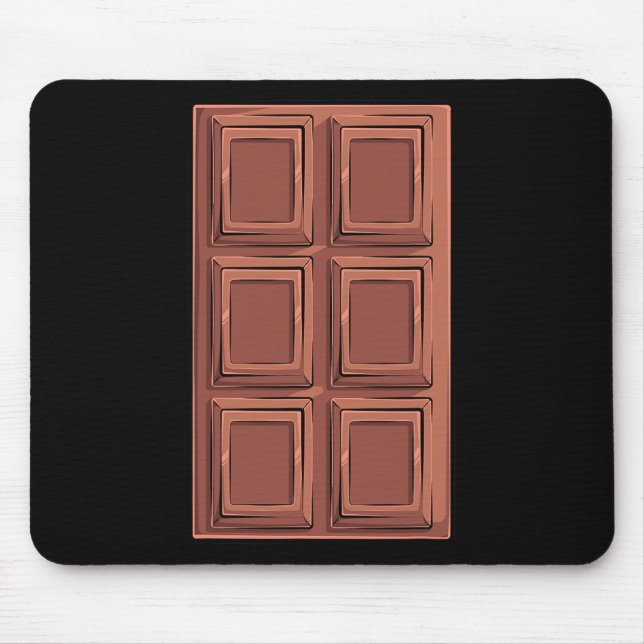 Chocolate Bar S'mores Costume Group Camping  Mouse Mat (Front)