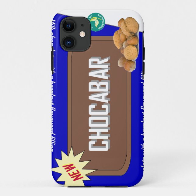 Chocolate bar with nuts Case-Mate iPhone case (Back)