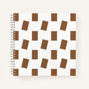 Chocolate Bars White Background Journal
