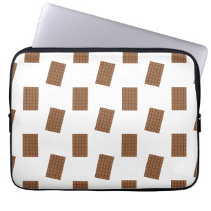 Chocolate Bars White Background Laptop Sleeve