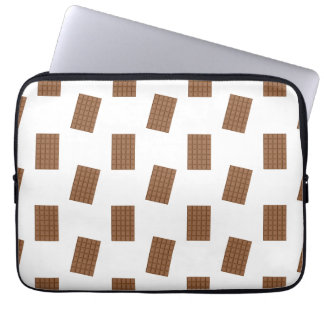 Chocolate Bars White Background Laptop Sleeve