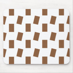 Chocolate Bars White Background Mouse Mat