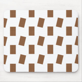 Chocolate Bars White Background Mouse Mat