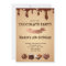 Chocolate birthday party invitation