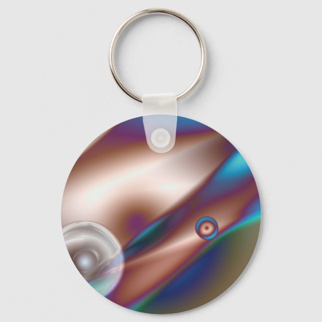 Chocolate Blue Key Ring (Front)