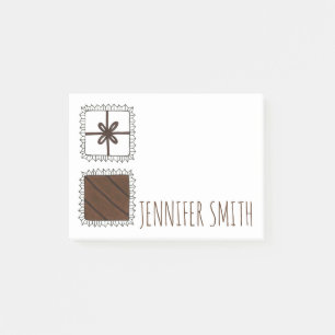 Chocolate Bon Bon Candy Chocoholic Post Its Post-it Notes