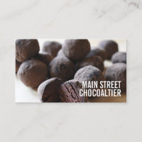 Chocolate Bon Bon Truffles Candy Chocolatier Shop