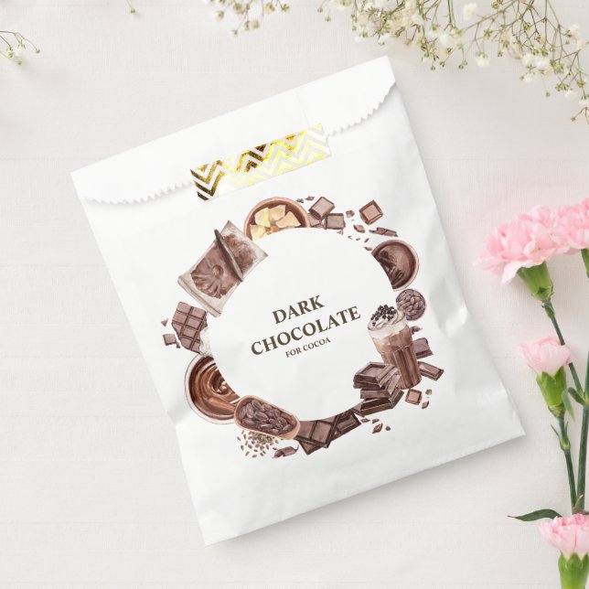  Chocolate Bouquet Frame Favour Bags (Sealed)