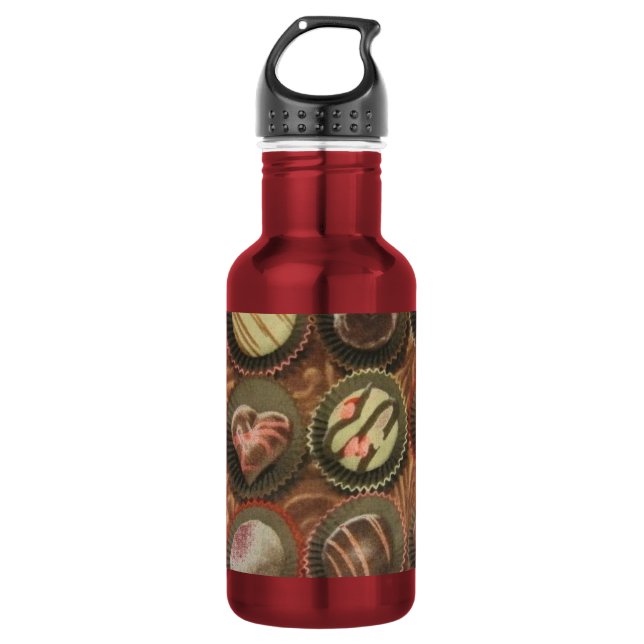 Chocolate Box 532 Ml Water Bottle (Front)