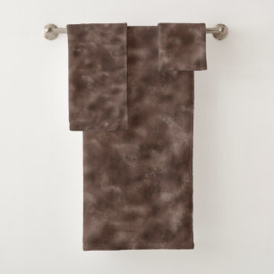 Chocolate Brown Bath Towel Set