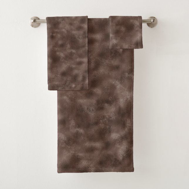 Chocolate Brown   Bath Towel Set (Insitu)