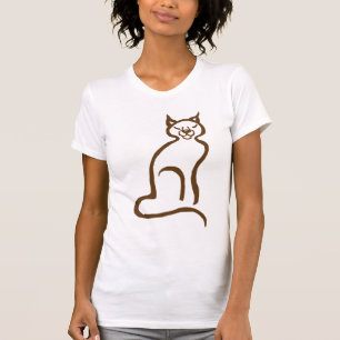 chocolate brown cat T-Shirt