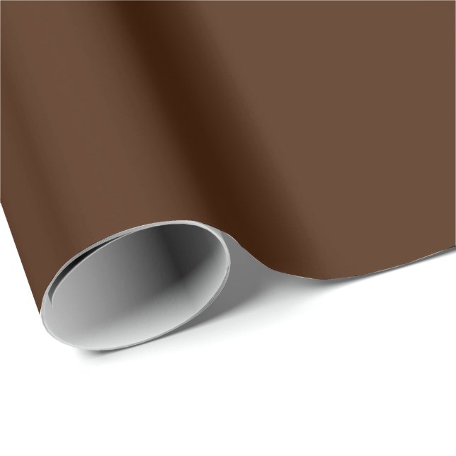 Chocolate Brown colour Wrapping Paper (Roll Corner)