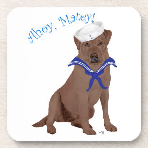 Chocolate Brown Labrador Retriever Coaster