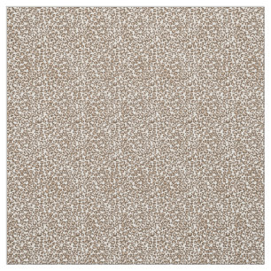 Chocolate Brown Leopard Print Fabric