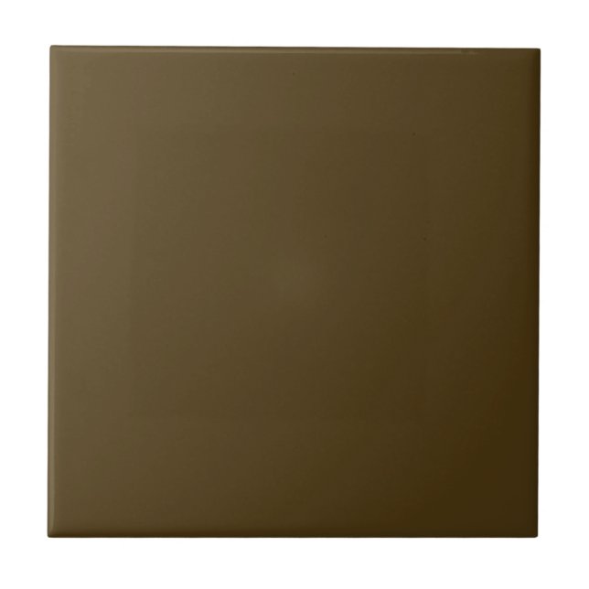 Chocolate Brown Solid Colour Tile (Front)
