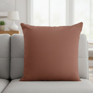 Chocolate Brown Square Decorative Pillow