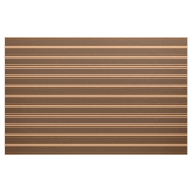 Chocolate Brown Stripes custom fabric (Yard)