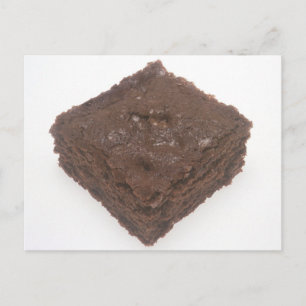 Chocolate Brownie Postcard