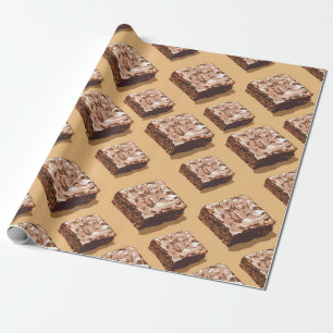Chocolate Brownies Wrapping Paper