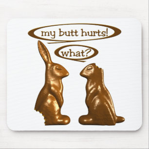 Chocolate bunnies mouse mat