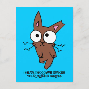Chocolate Bunny Shrink Postcard